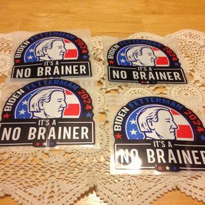 Political Memorabilia - Humorous Presidential Campaign Window Clings